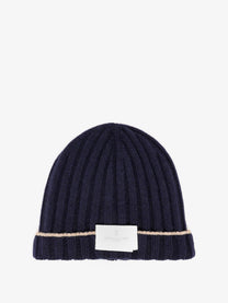 Brunello Cucinelli Men's Beanie Cashmere Hat Beige