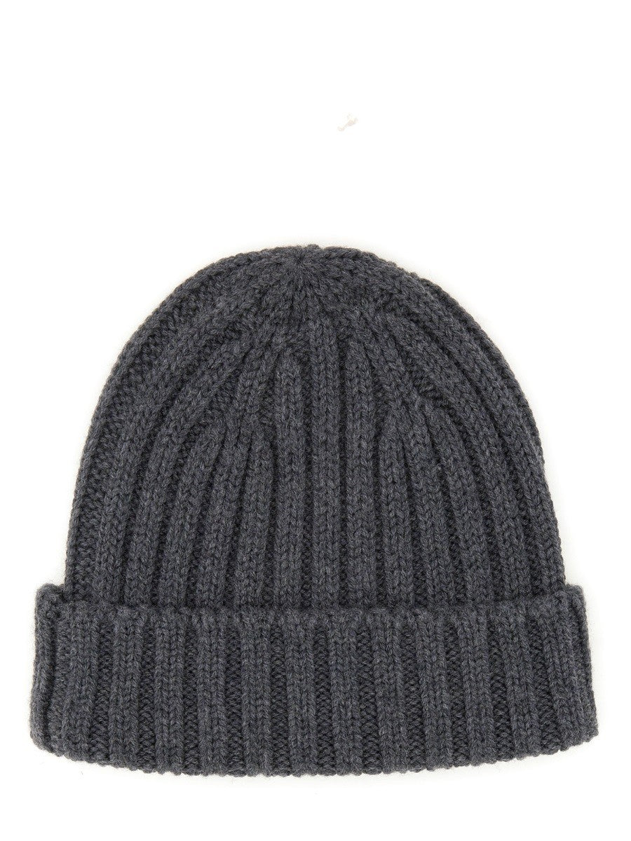ASPESI Women's Beanie Hat Grey ASPESI
