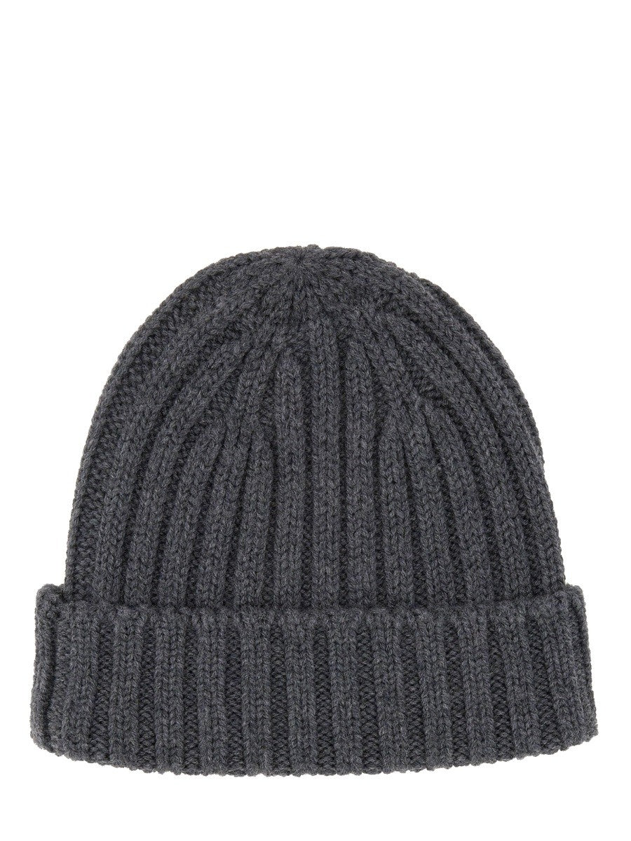 ASPESI Women's Beanie Hat Grey ASPESI