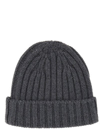 ASPESI Women's Beanie Hat Grey ASPESI