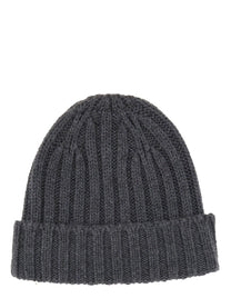 ASPESI Women's Beanie Hat Grey ASPESI