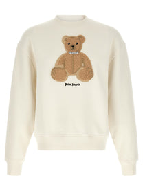 Palm Angels Bear Sweatshirt White