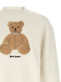 Palm Angels Bear Sweatshirt White