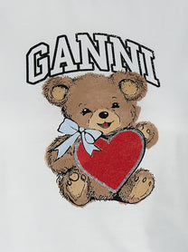 Ganni Bear Shirt White, view 4