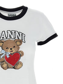 Ganni Bear Shirt White, view 3