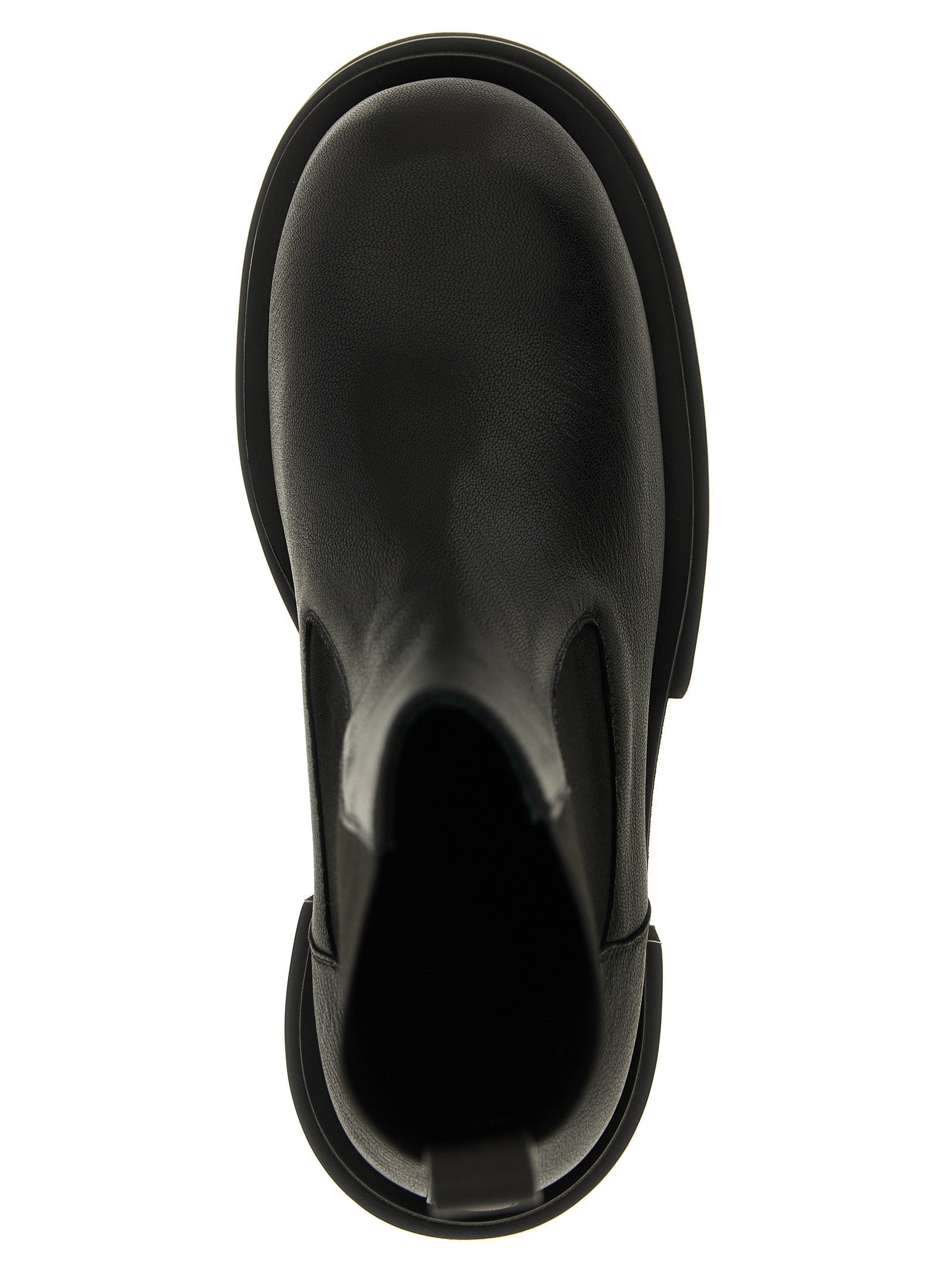 Rick Owens Beatle Bogun Ankle Boots Black