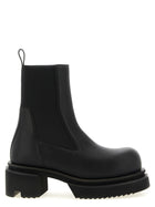 Rick Owens Beatle Bogun Ankle Boots Black