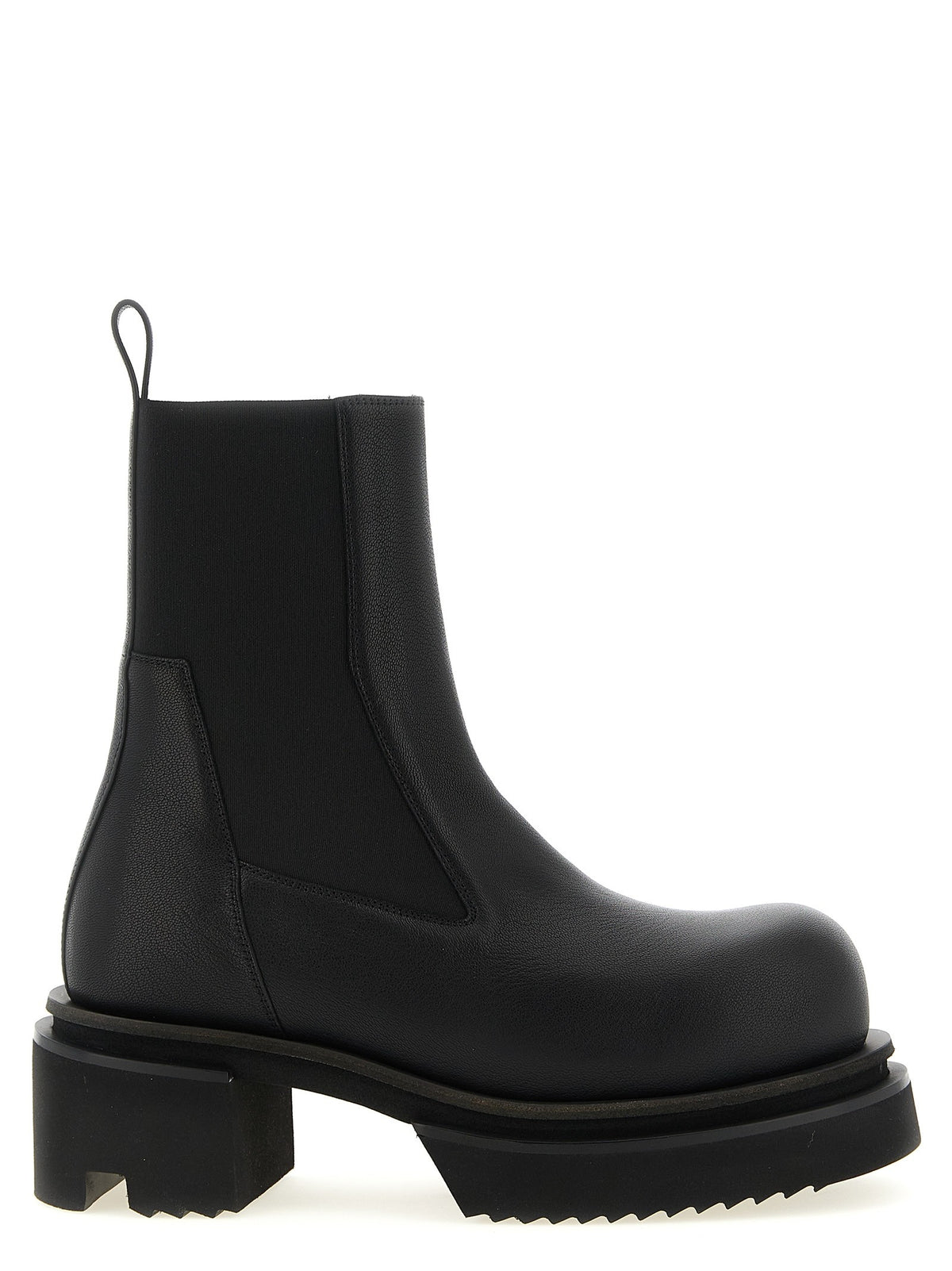 Rick Owens Beatle Bogun Ankle Boots Black