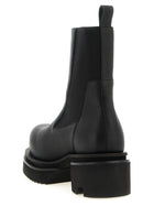 Rick Owens Beatle Bogun Ankle Boots Black, view 3