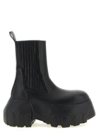 Rick Owens Beatle Mega Tractor Ankle Boots Black