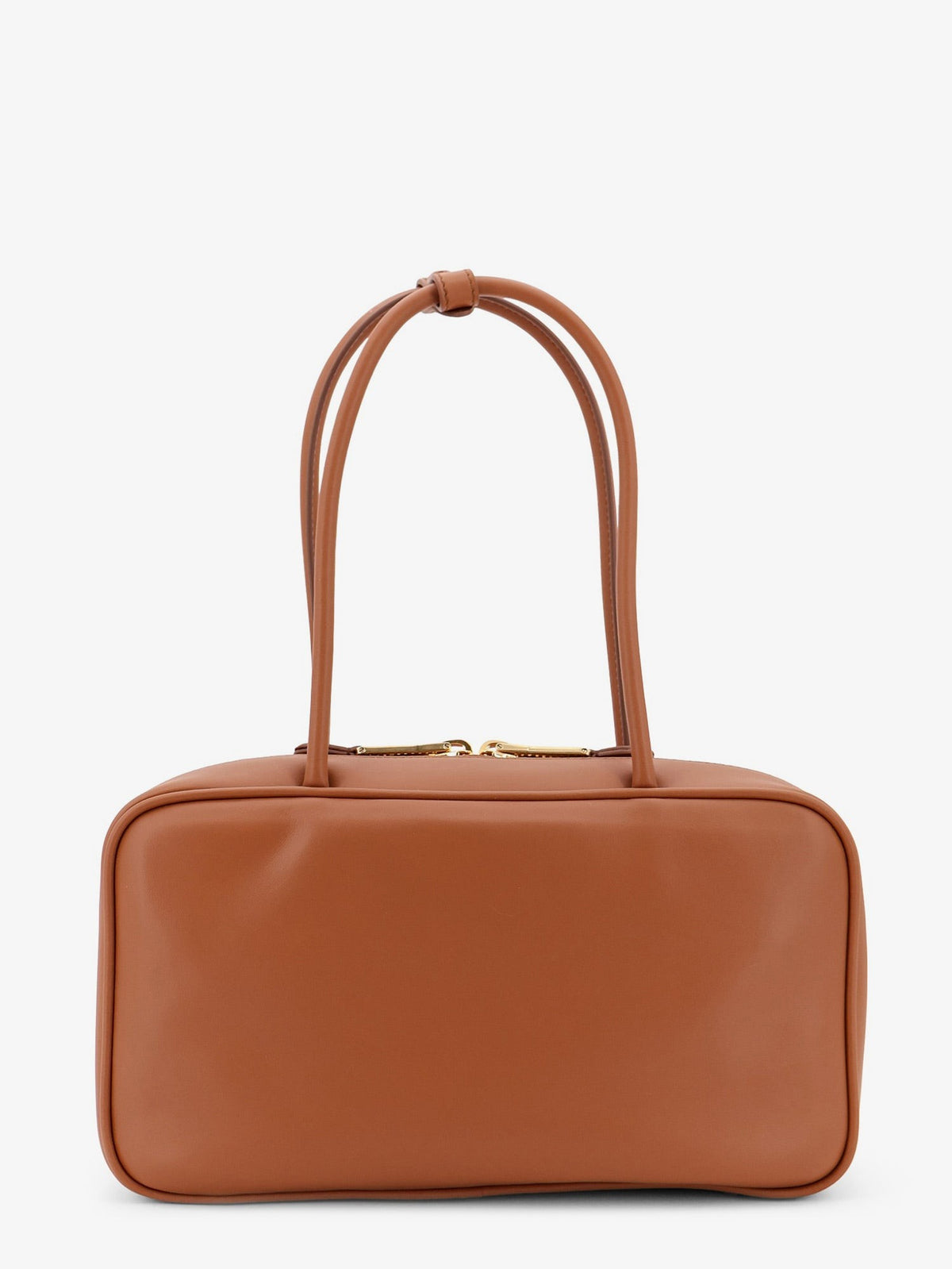 Miu Miu Women's Beau Leather Handbag Brown, view 2