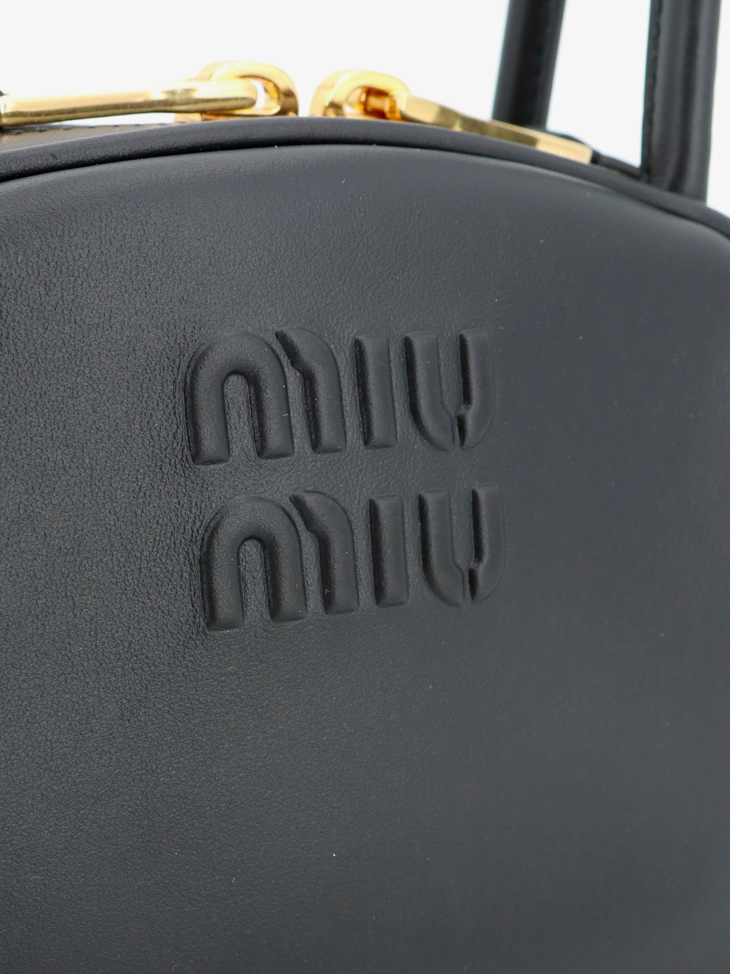 Miu Miu Women's Beau Leather Handbag Black