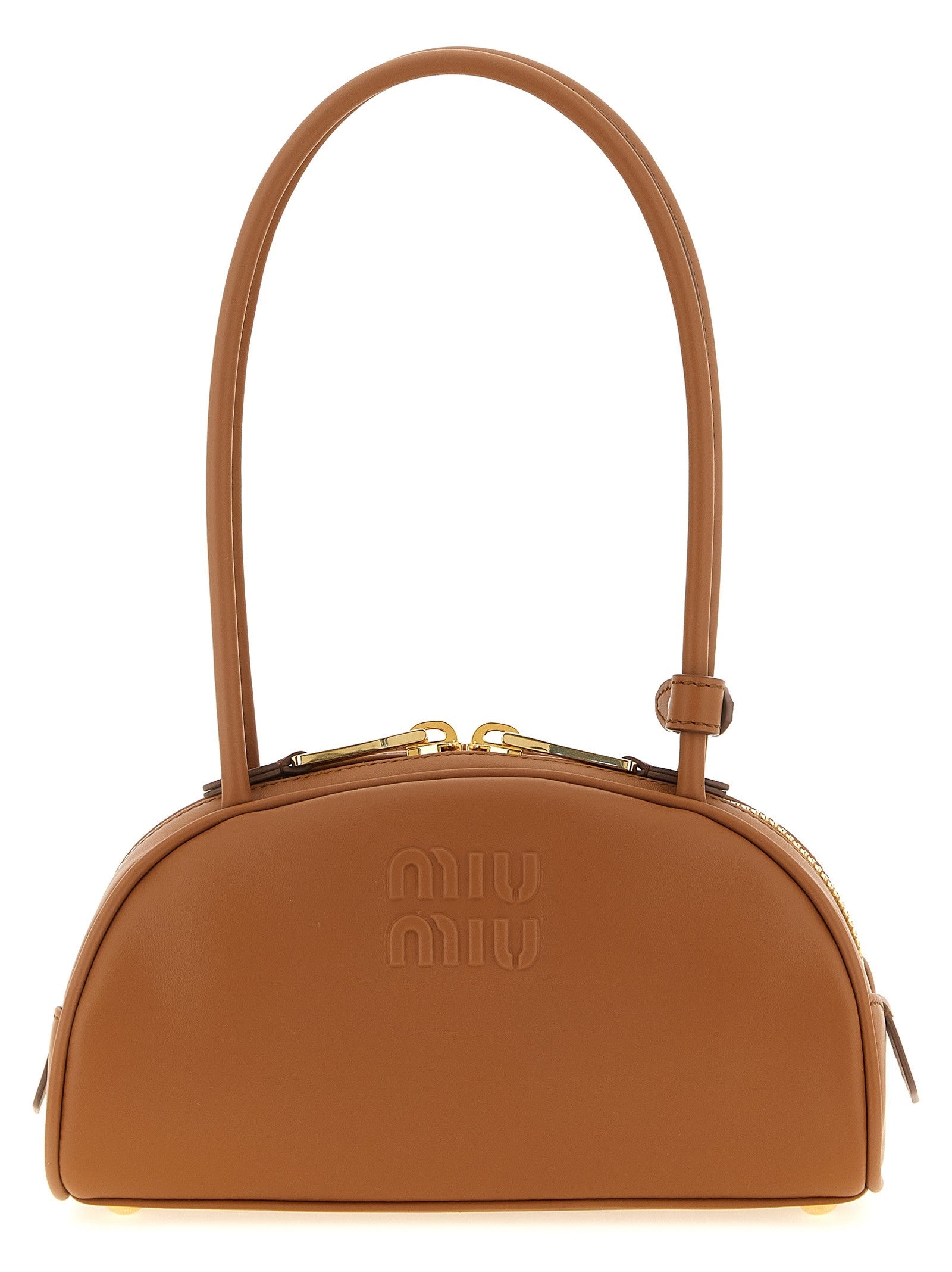 Miu Miu Beau Small Shoulder Bag Brown