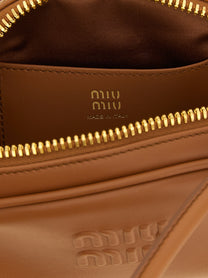 Miu Miu Beau Small Shoulder Bag Brown