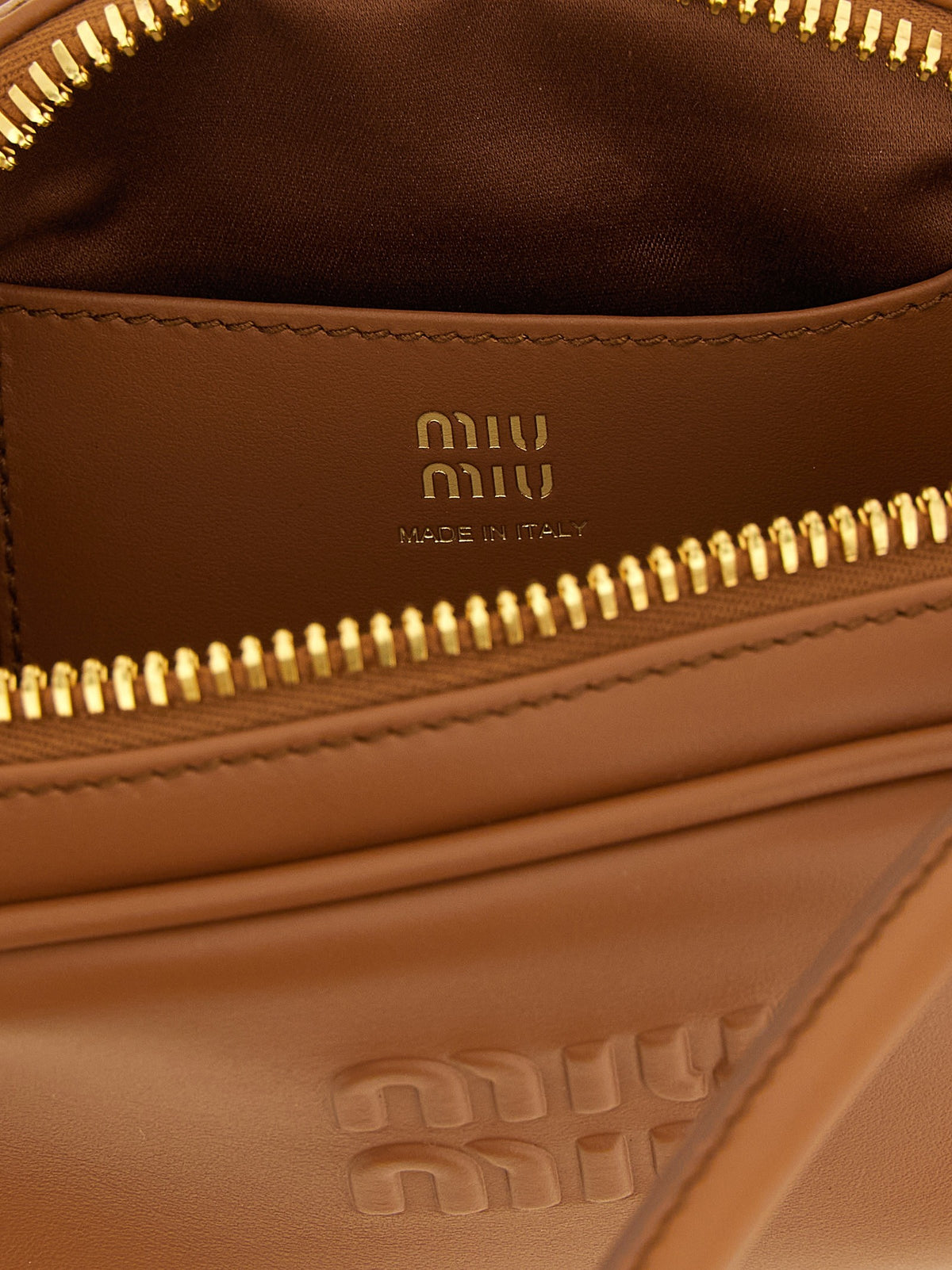 Miu Miu Beau Small Shoulder Bag Brown, view 4
