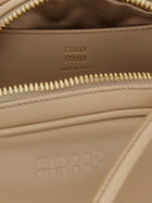 Miu Miu Beau Small Shoulder Bag Beige