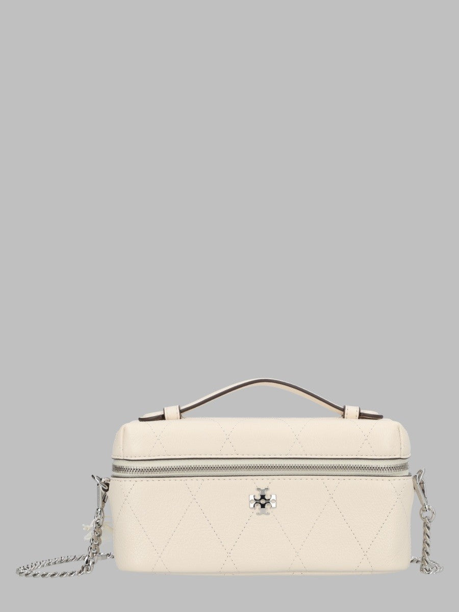 Tory Burch Women's Beauty Case Charlie East West White