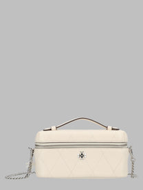 Tory Burch Women's Beauty Case Charlie East West White