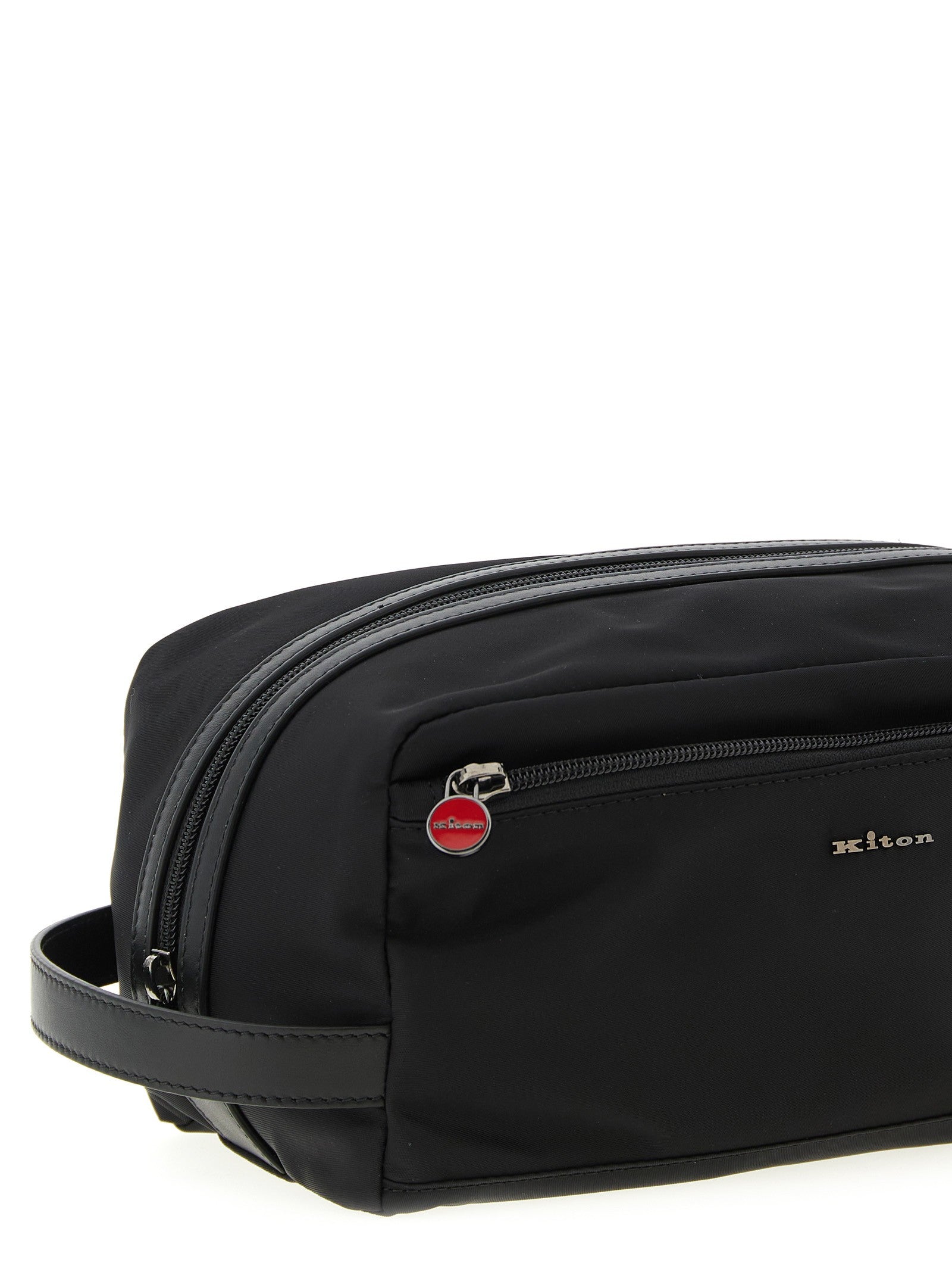 Kiton Beauty Case Nylon Black