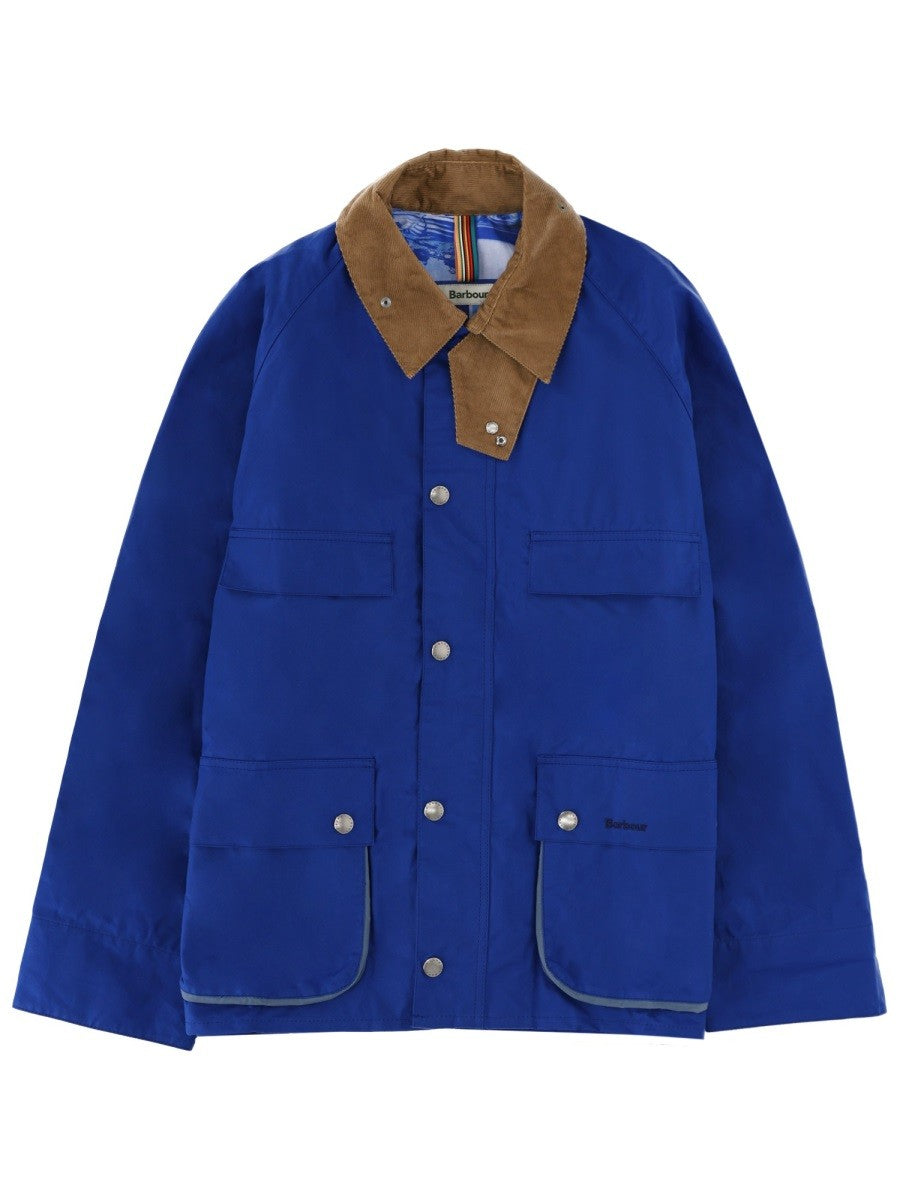 Barbour Men's Bedale Paul Smith Barbour Jacket Blue