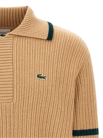 Lacoste Beige Archive Edition Sweater Beige, view 3