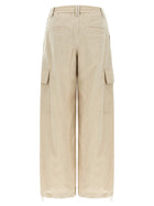 Brunello Cucinelli Beige Baggy Cargo Pants Beige