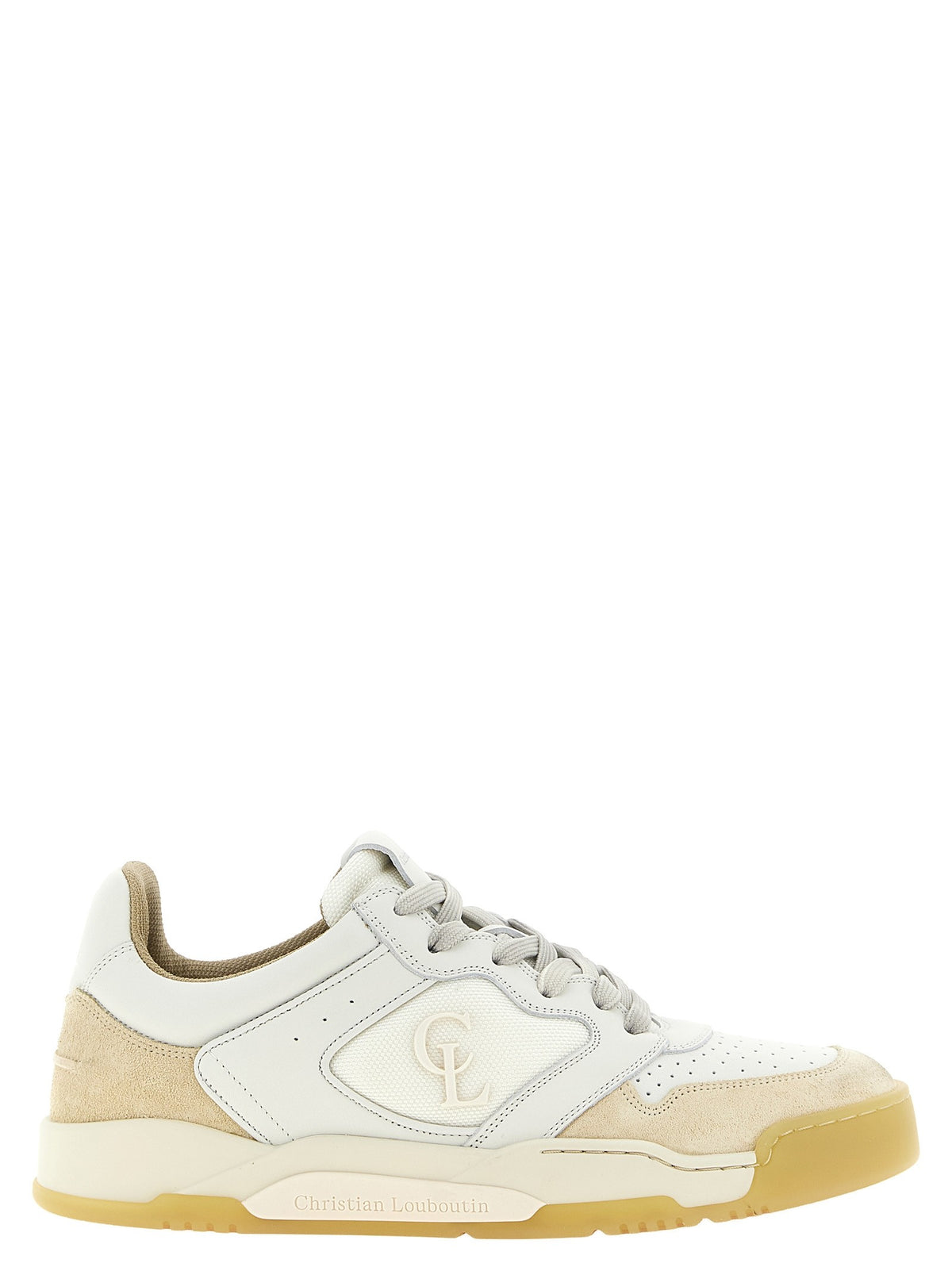 Christian Louboutin Beige Bsktball Retro Sneakers Beige