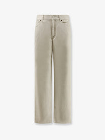 Fendi Women's FF Reverse Jeans Beige