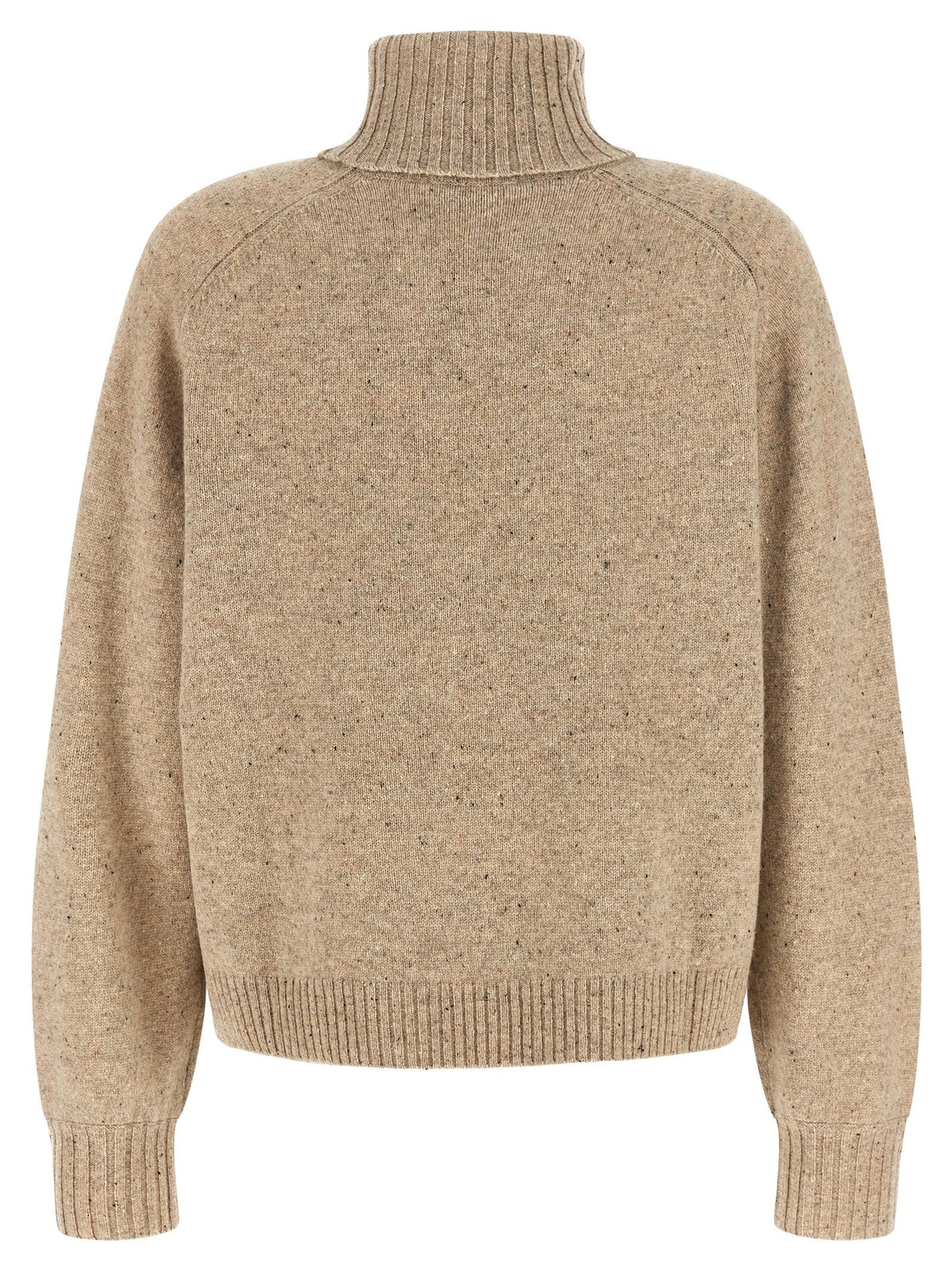 Ballantyne Beige Diamond Turtleneck Sweater Beige