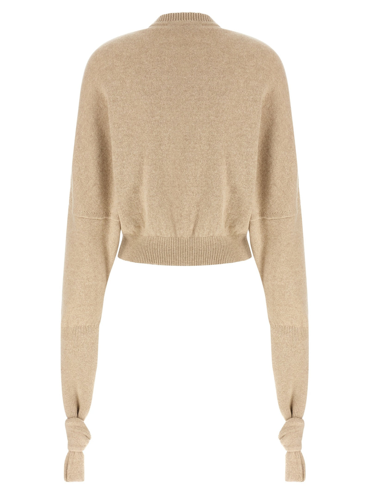 JACQUEMUS Beige Fiocco Sweater Beige