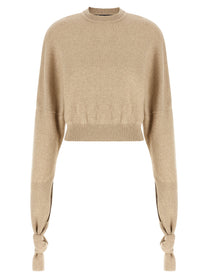 JACQUEMUS Beige Fiocco Sweater Beige