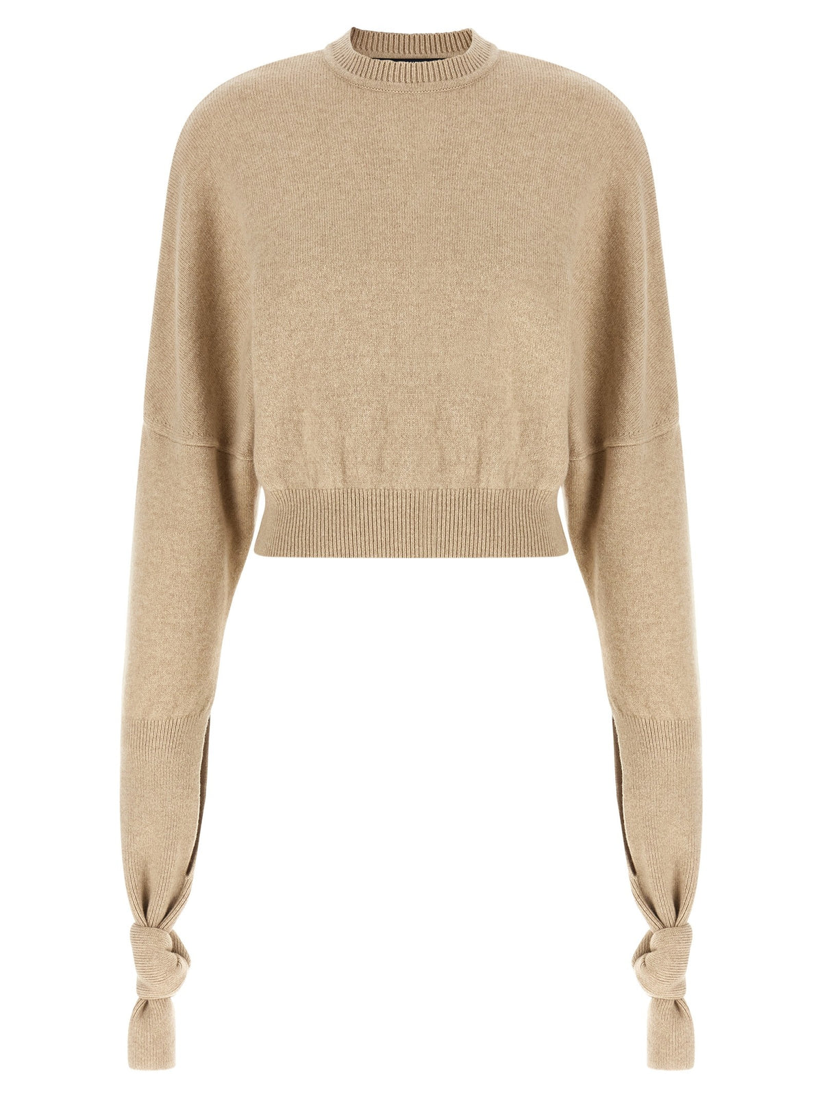 JACQUEMUS Beige Fiocco Sweater Beige