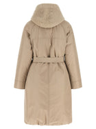 Brunello Cucinelli Beige Long Down Jacket Beige, view 3