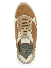 Brunello Cucinelli Beige Runners Sneakers Beige