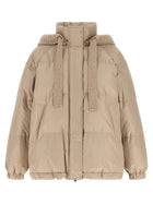 Brunello Cucinelli Beige Taffeta Down Jacket Beige
