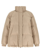 Brunello Cucinelli Beige Taffeta Down Jacket Beige, view 2
