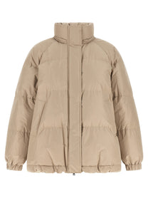 Brunello Cucinelli Beige Taffeta Down Jacket Beige, view 2