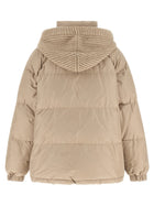 Brunello Cucinelli Beige Taffeta Down Jacket Beige, view 3