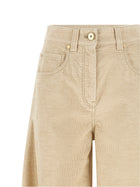 Brunello Cucinelli Beige Wide Pants Beige