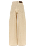 Brunello Cucinelli Beige Wide Pants Beige