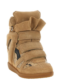 ISABEL MARANT Bekett Ring Sneakers Beige, view 2