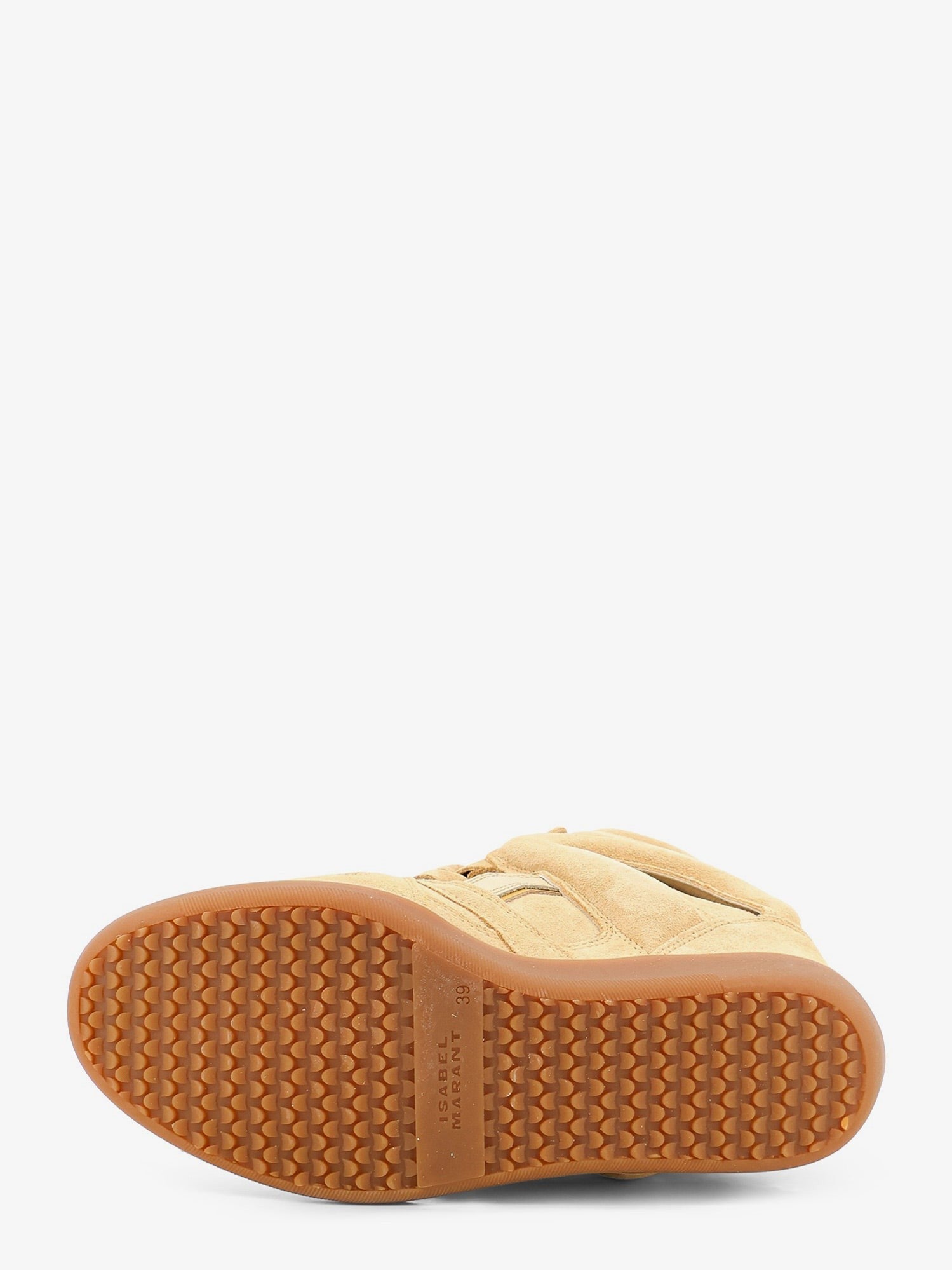 ISABEL MARANT Women's Bekett Suede and Leather Sneakers Beige
