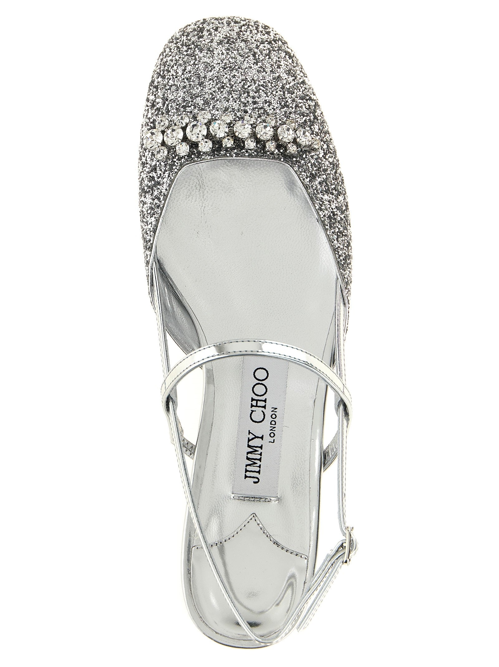 Jimmy Choo Belinda Slingback Silver