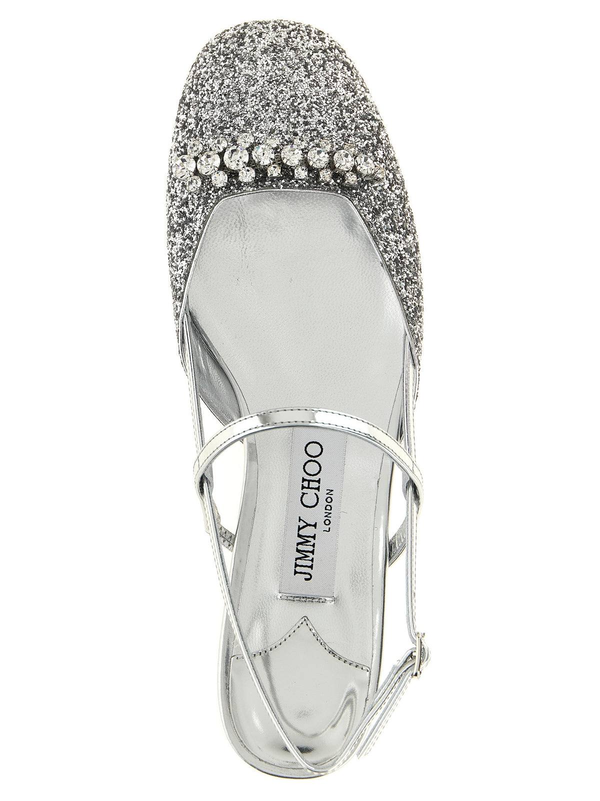 Jimmy Choo Belinda Slingback Silver, view 4