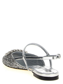 Jimmy Choo Belinda Slingback Silver