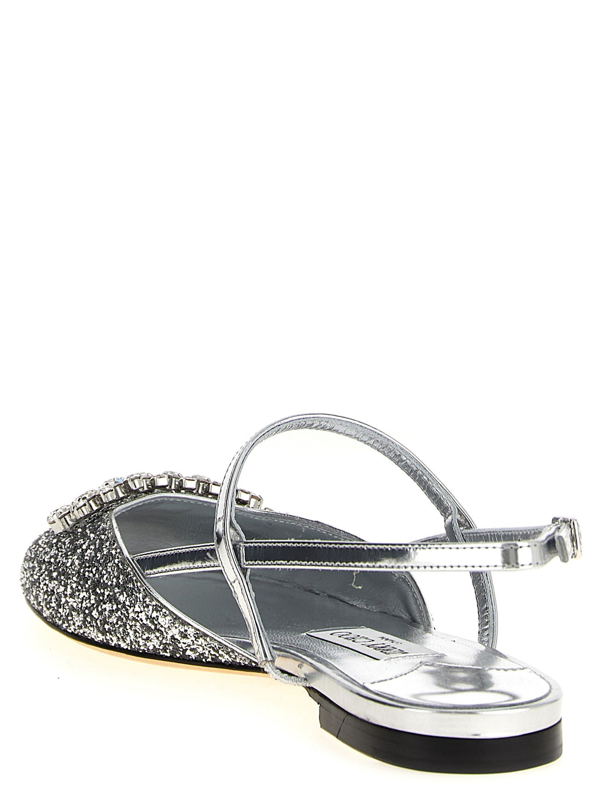 Jimmy Choo Belinda Slingback Silver, view 3