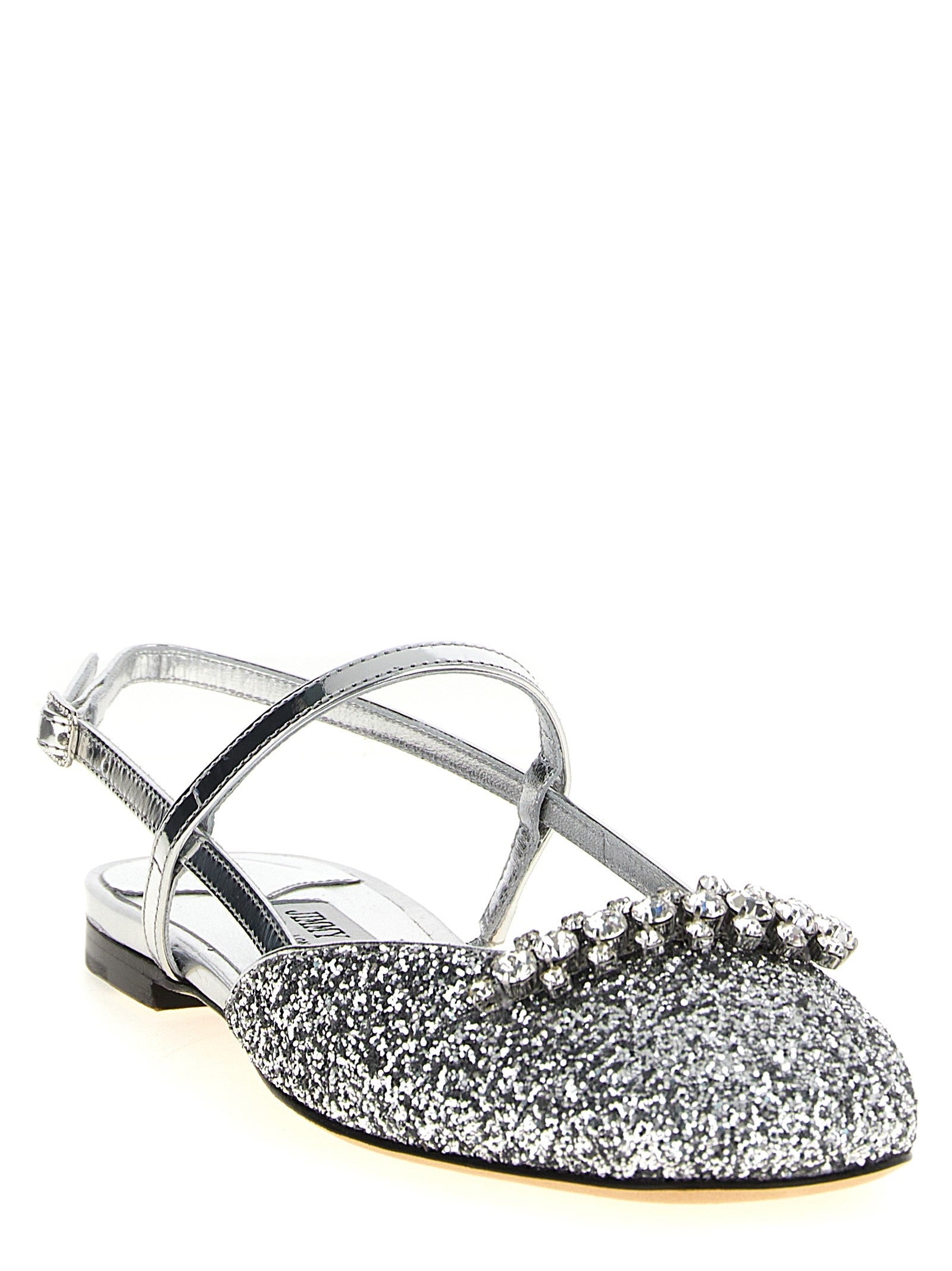 Jimmy Choo Belinda Slingback Silver