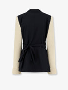 Dries Van Noten Women's Beline Bis Wool Blazer Black, view 2