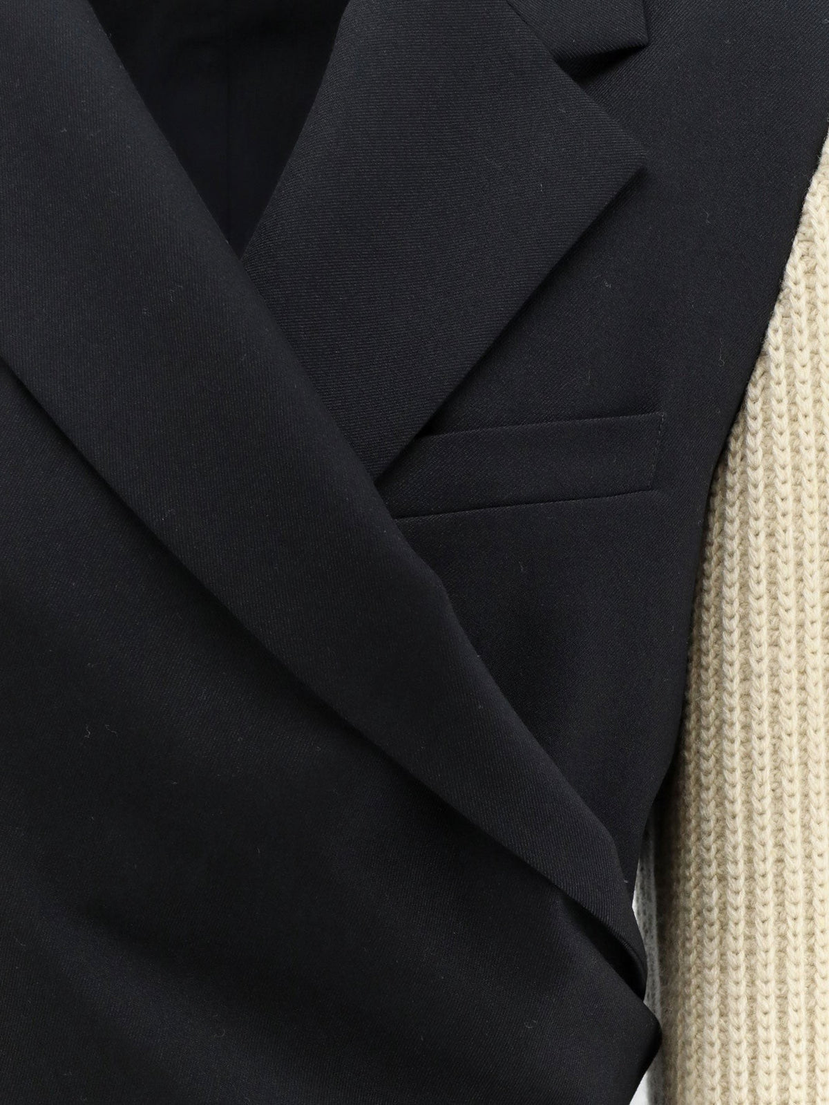 Dries Van Noten Women's Beline Bis Wool Blazer Black, view 3
