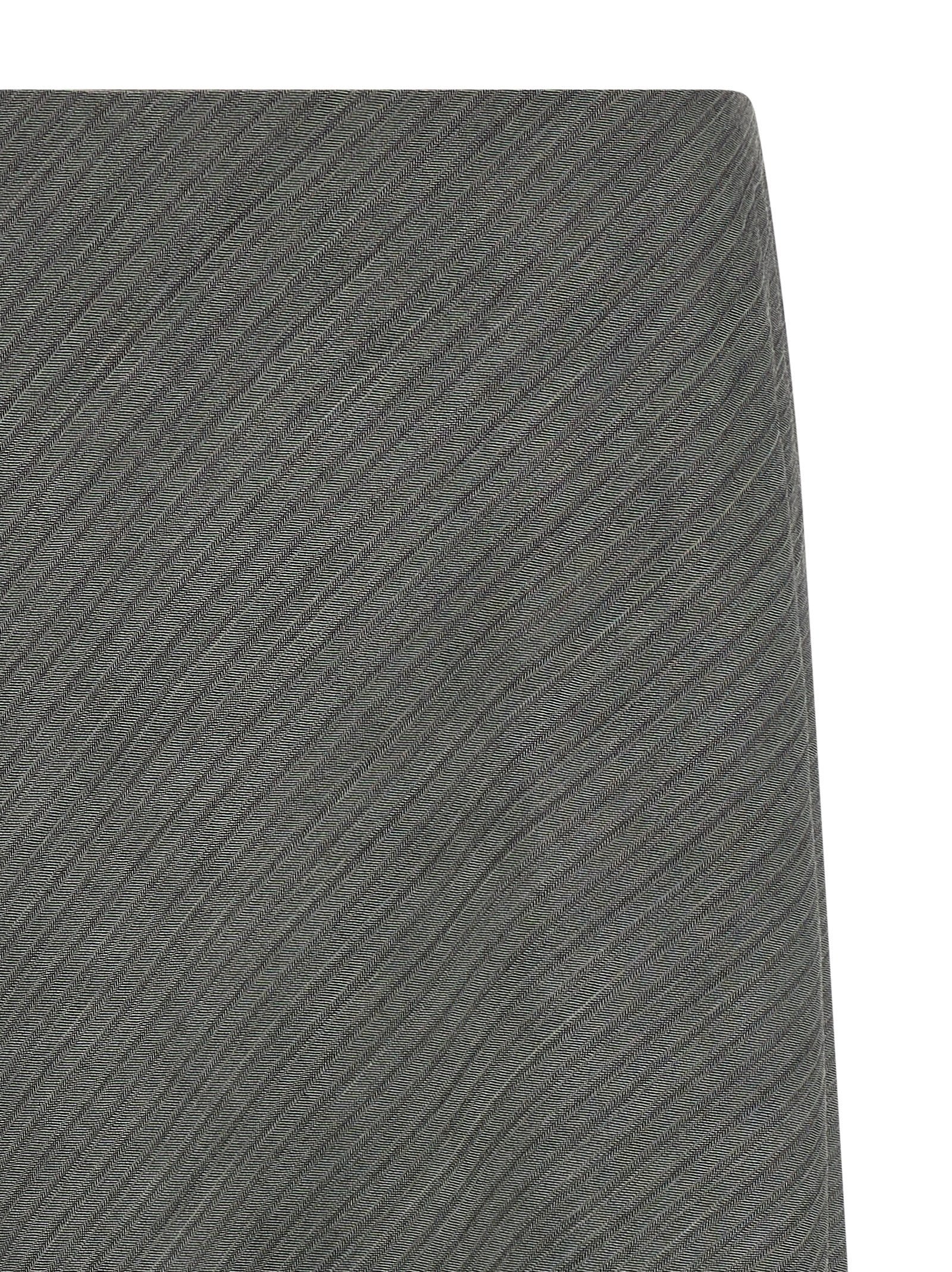 Alberta Ferretti Bell Chevron Skirt Grey